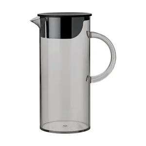 Pichet Carré Avec Couvercle 5five – Jaune Moutarde – Capacité 1,95 L – Lavable Au Lave-vaisselle