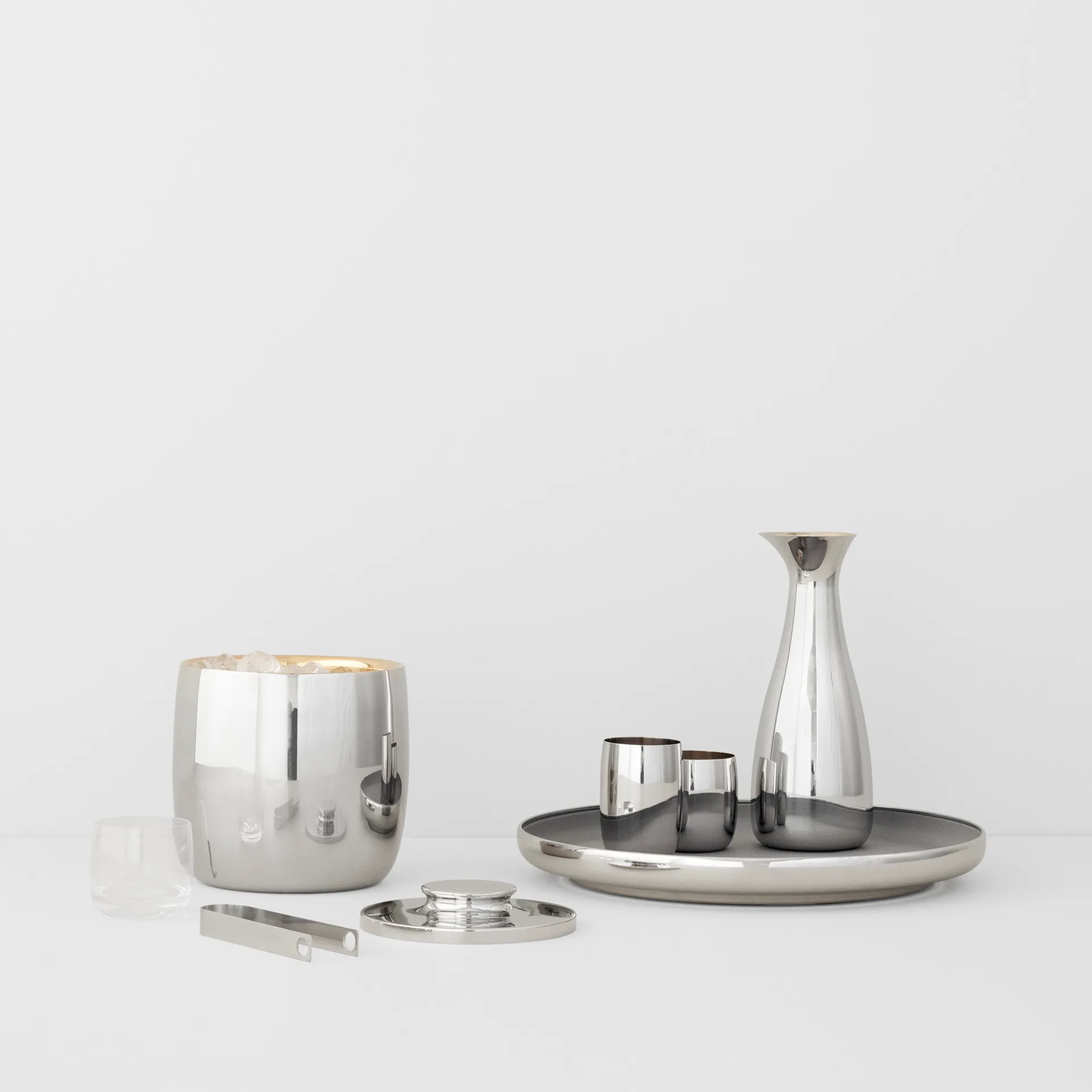 Plateau Foster Ø 40 cm, acier inoxydable Stelton