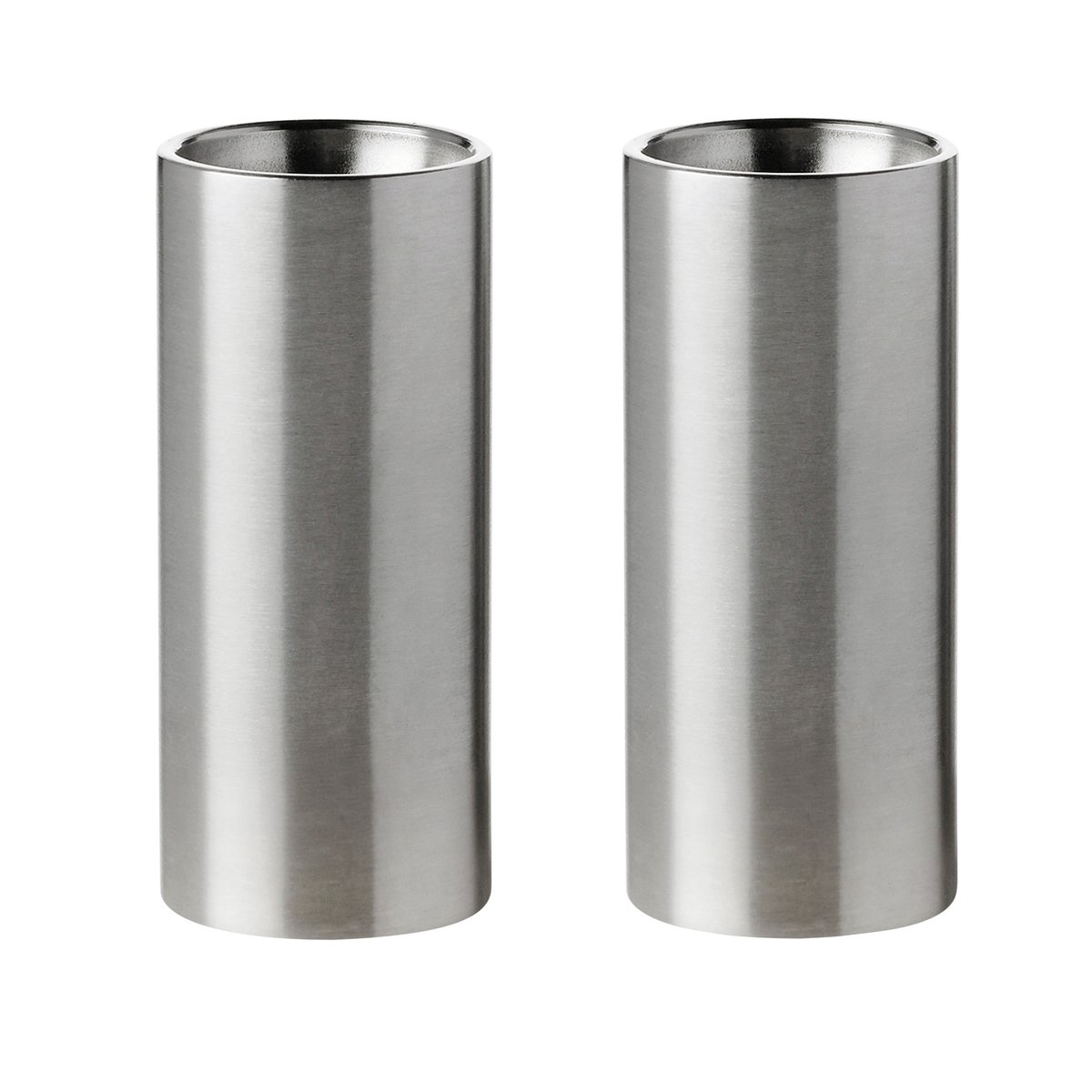 Stelton Poivrier et salière AJ cylinda-line acier inoxydable