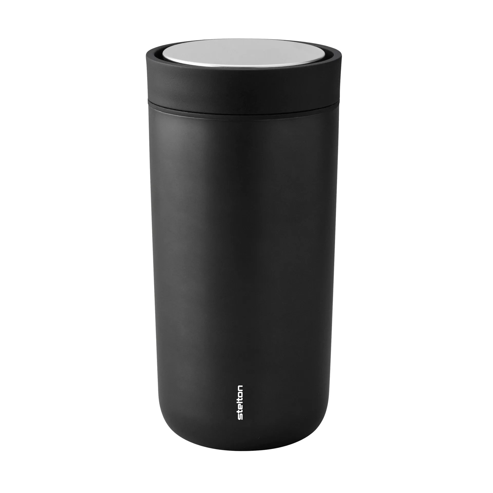 Tasse To Go Click 0,4 l, Black metallic Stelton