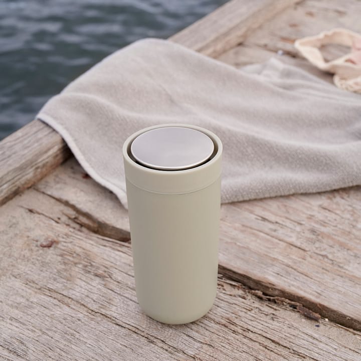 Tasse To Go Click 0,4 l, Soft sand Stelton