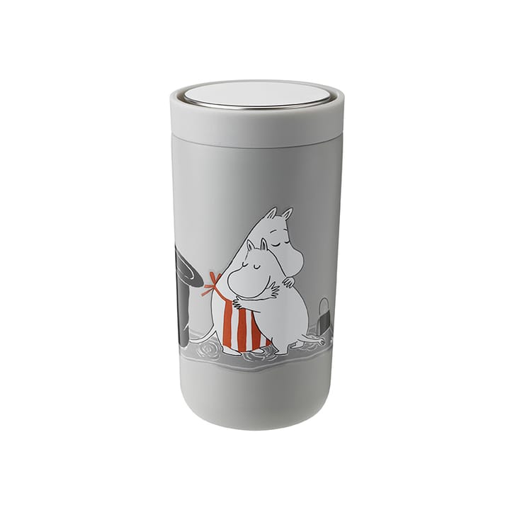 Tasse To Go Click Moomin 0,2 l - Soft light grey - Stelton
