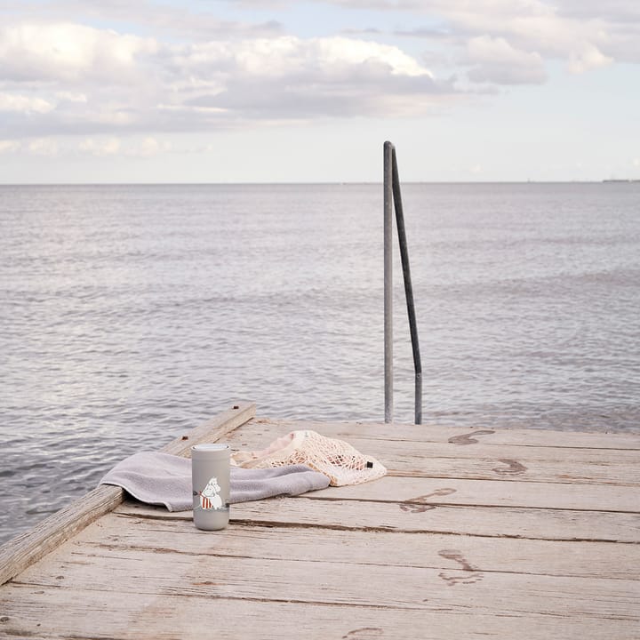 Tasse To Go Click Moomin 0,2 l, Soft light grey Stelton