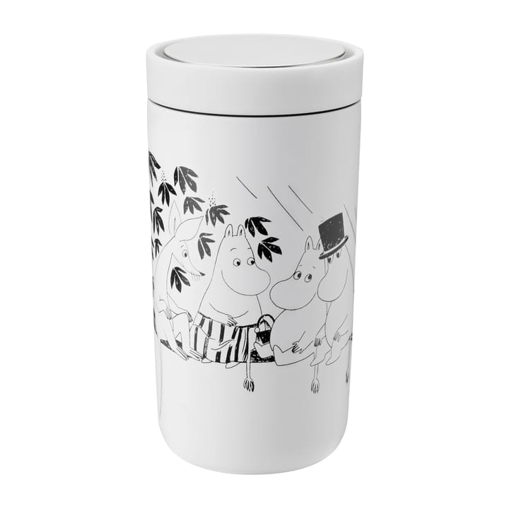 Tasse To Go Click Moomin 0,2 l - Soft white-black - Stelton
