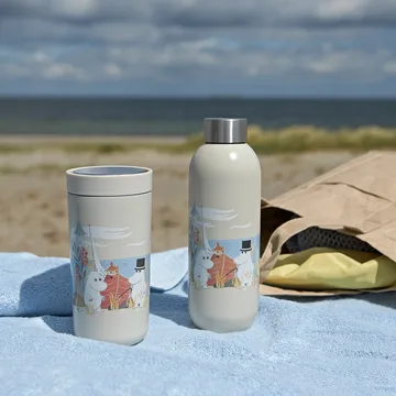 Tasse To Go Click Moomin 0,4 l - Soft sand - Stelton