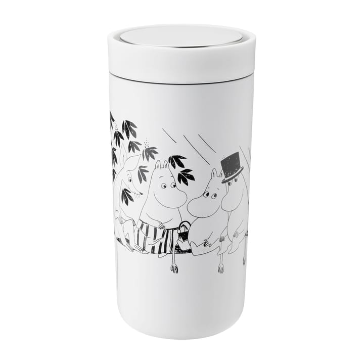 Tasse To Go Click Moomin 0,4 l - Soft white-black - Stelton