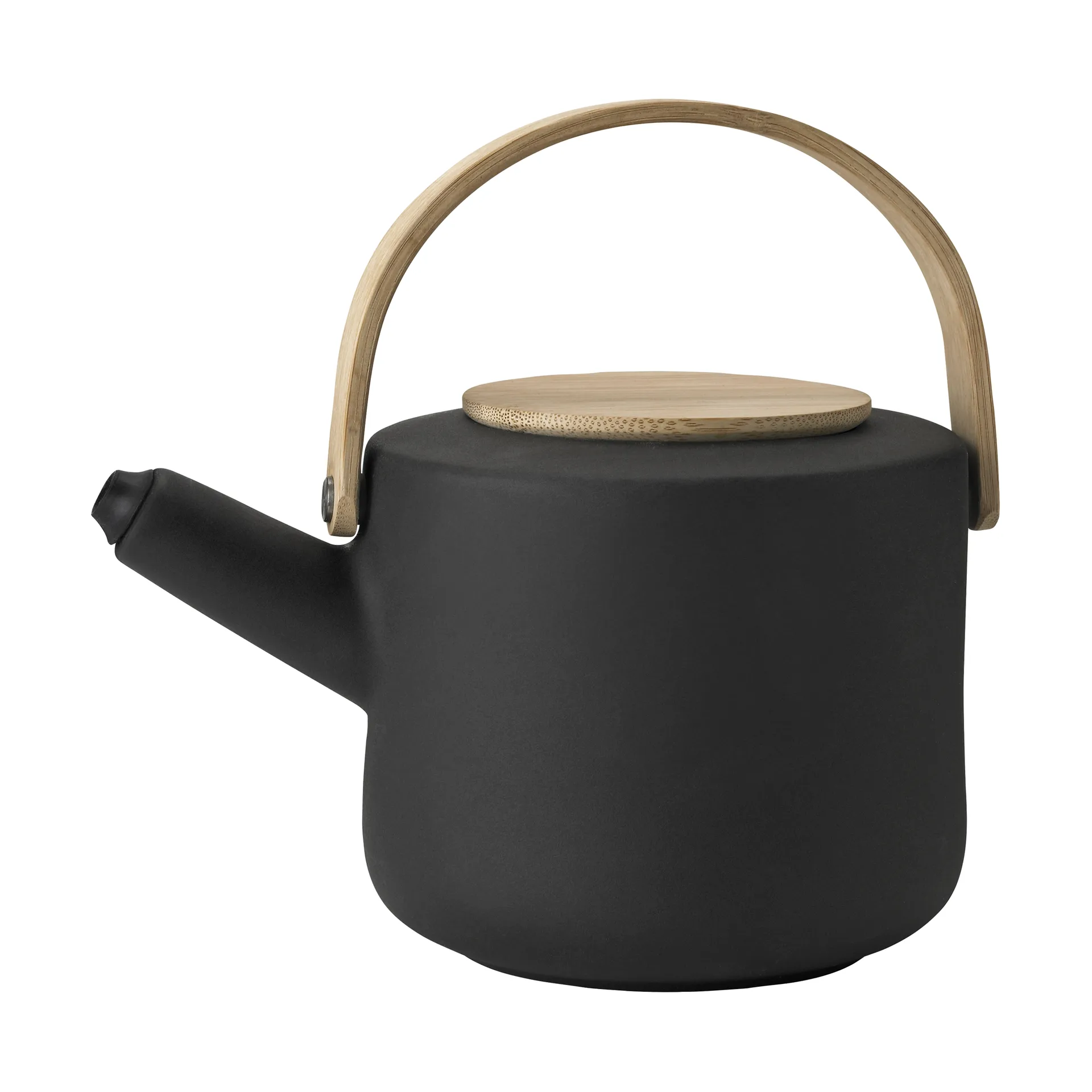 Théière Theo 0,7 L, Noir Stelton