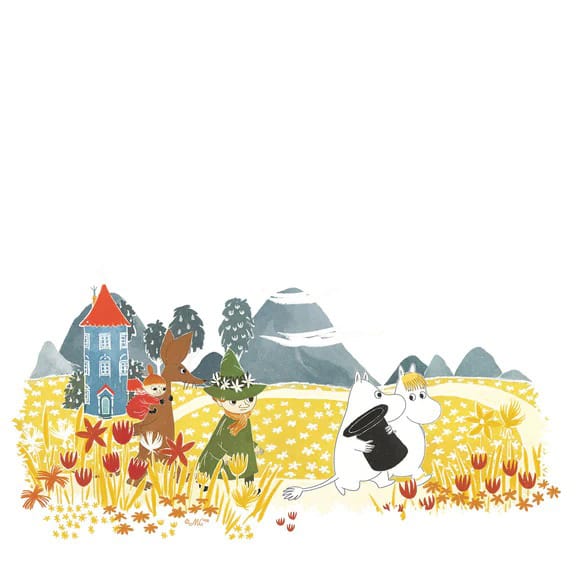 Thermos Carrie 0,5 litre, Moomin sky Stelton