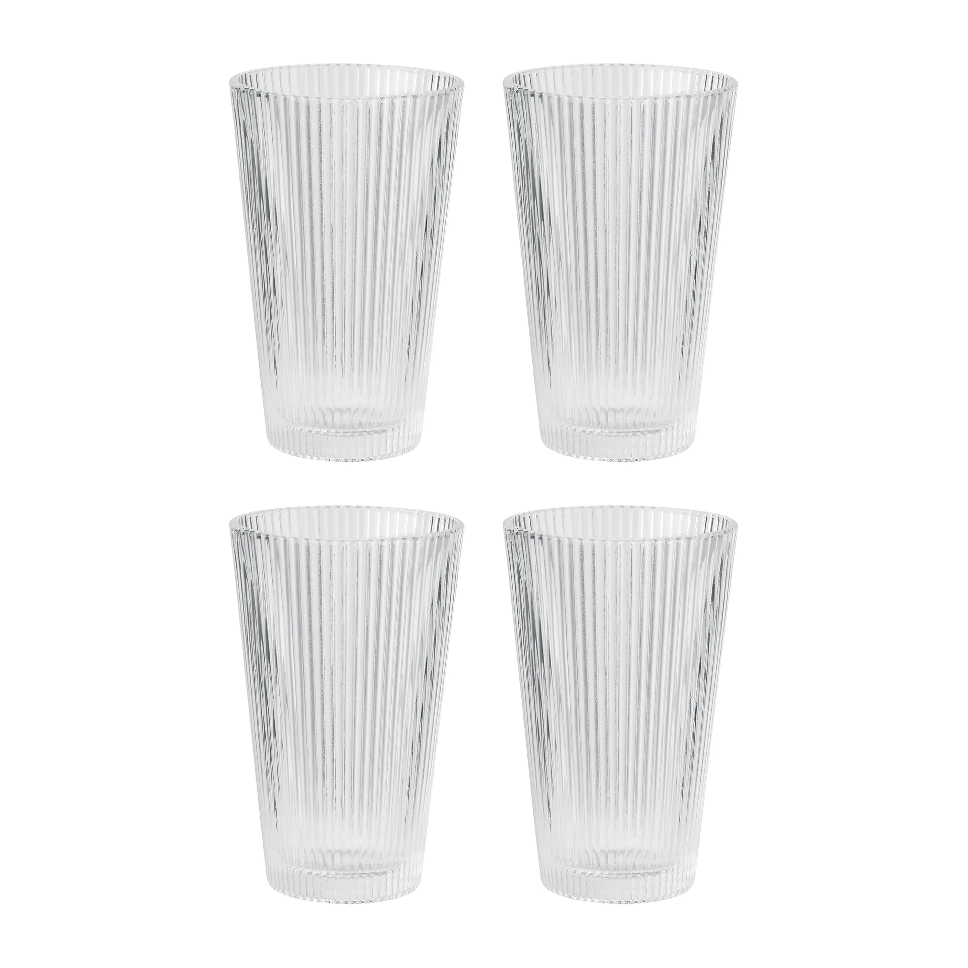 Verre à boire Pilastro 35 cl, lot de 4, Clear Stelton