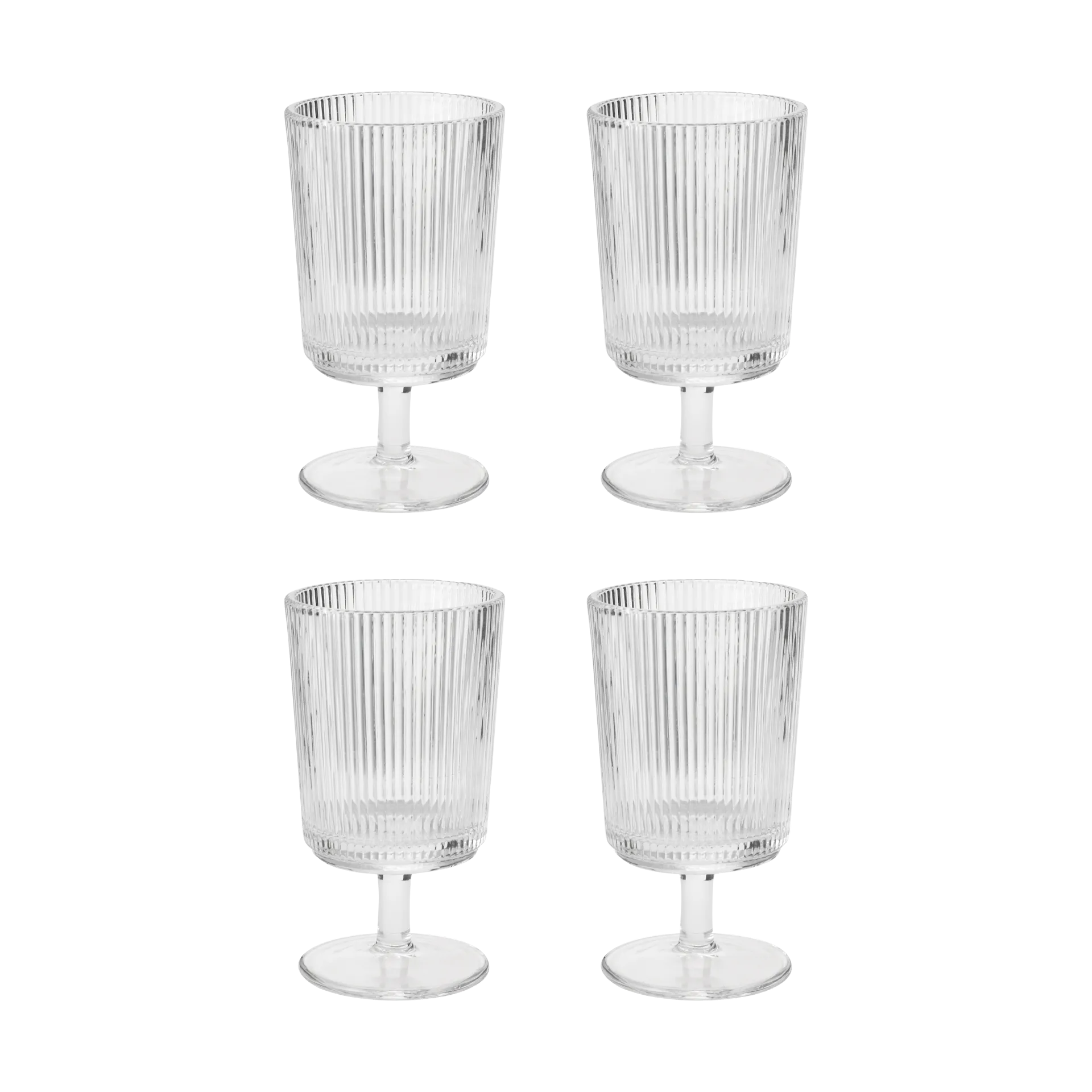 Verre à vin Pilastro 18 cl Lot de 4, Clear Stelton