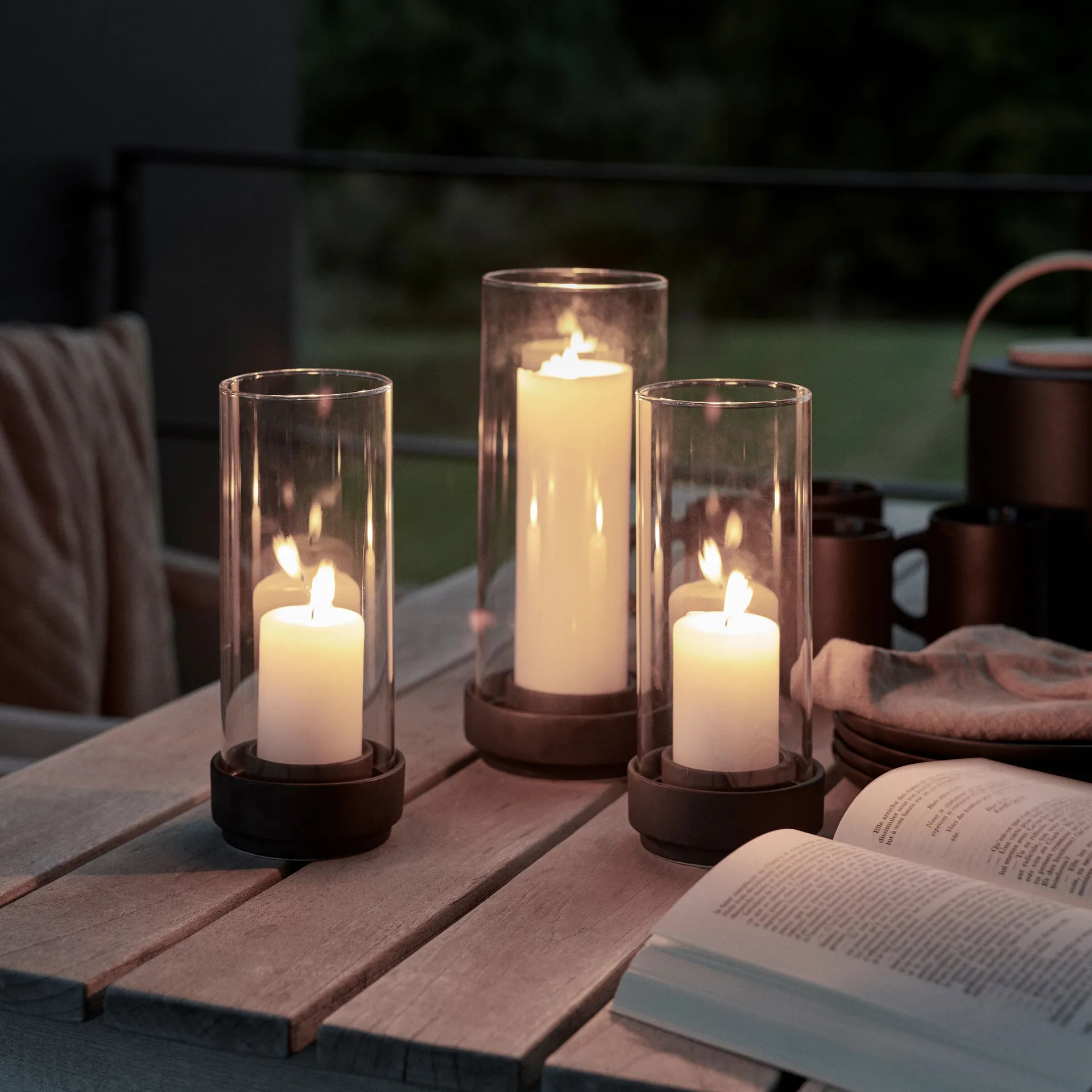 Verre de remplacement pour photophore Hurricane, Petit Ø9,5 cm Stelton