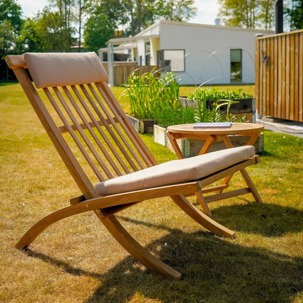 Chaise lounge Muskö, Teak Stockamöllan