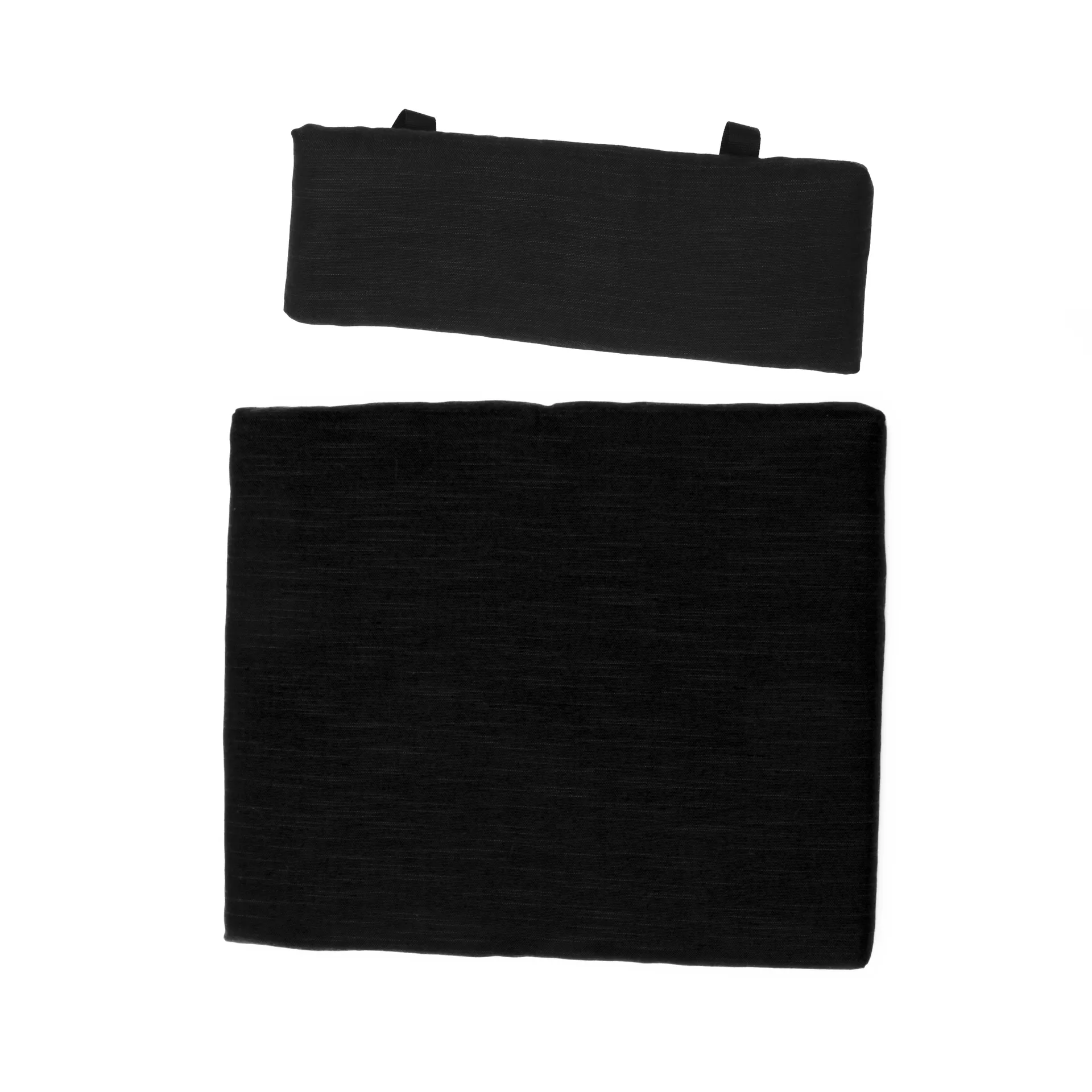 Coussin d'assise et appui-tête Muskö, Noir Stockamöllan