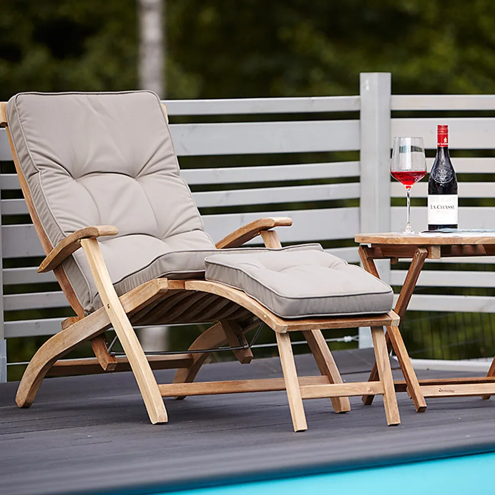 Table d'appoint Alnö Ø55 cm, Teck Stockamöllan