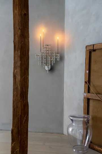 Bougeoir STOFF Nagel 2 pièces - Chrome - undefined - STOFF