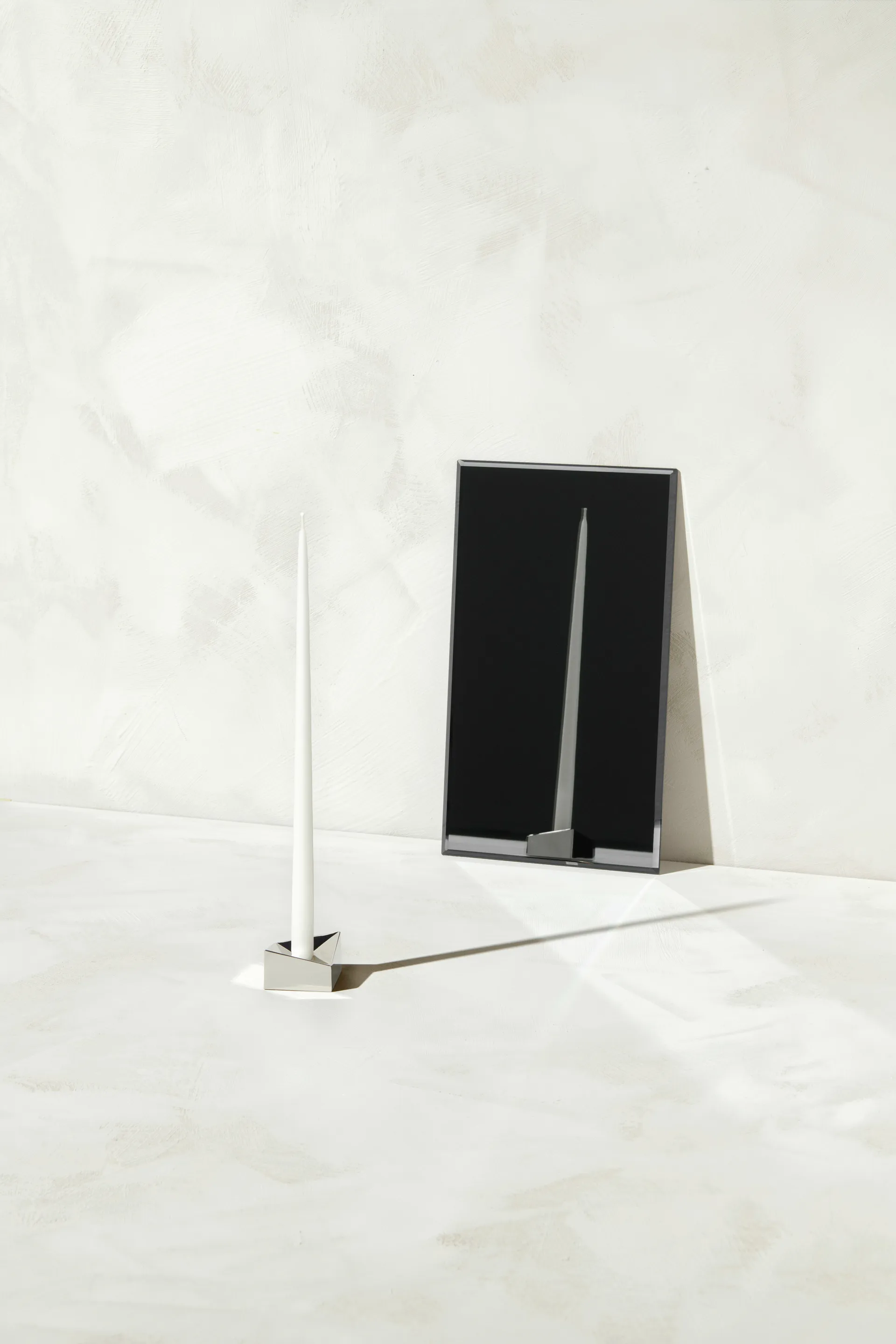 Bougeoir STOFF Nagel Reflect small 2,7 cm, Chrome STOFF