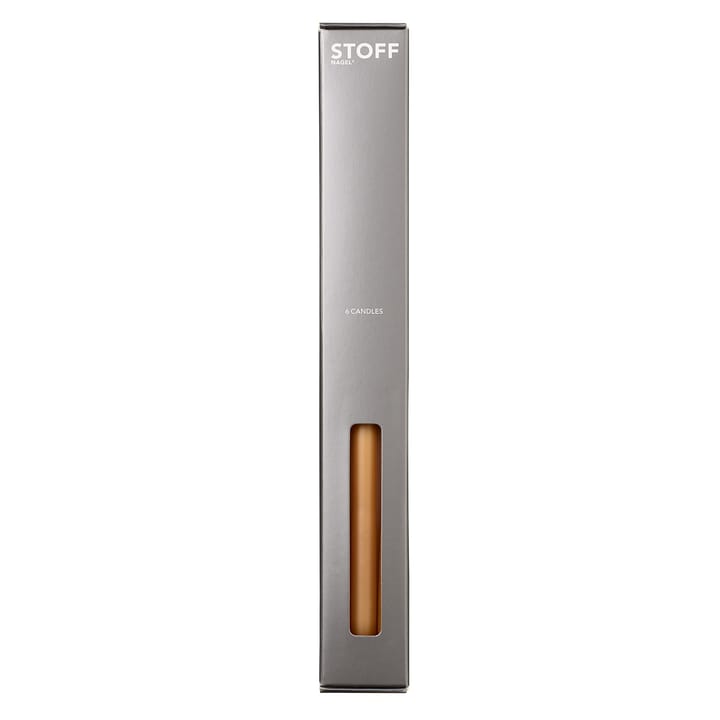 Bougie en forme de cône STOFF by ester & erik Lot de 6 - Amber - STOFF
