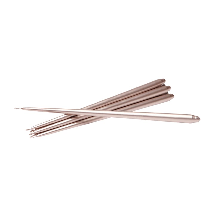 Bougie en forme de cône STOFF by ester & erik Lot de 6 - Champagne - STOFF