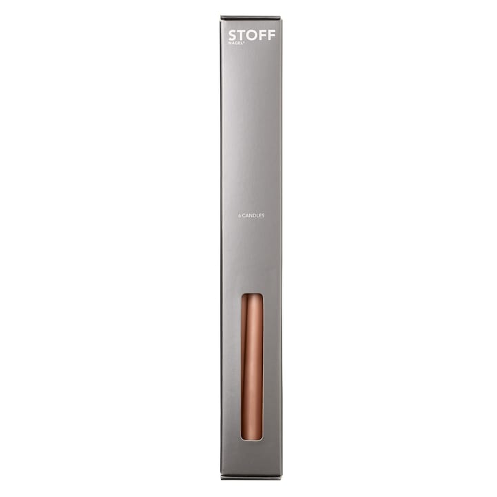 Bougie en forme de cône STOFF by ester & erik Lot de 6 - Dusty rose - STOFF