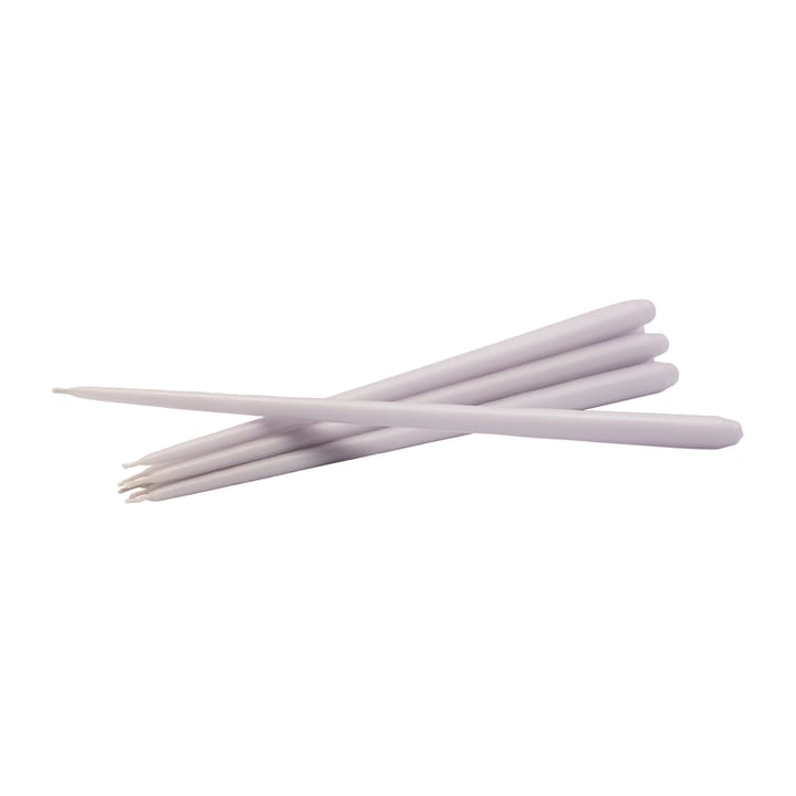 Bougie en forme de cône STOFF by ester & erik Lot de 6 - Light lavender - STOFF
