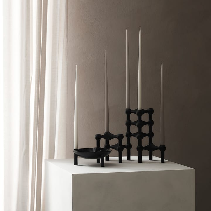 Bougie en forme de cône STOFF by ester & erik Lot de 6 - Off-white - STOFF