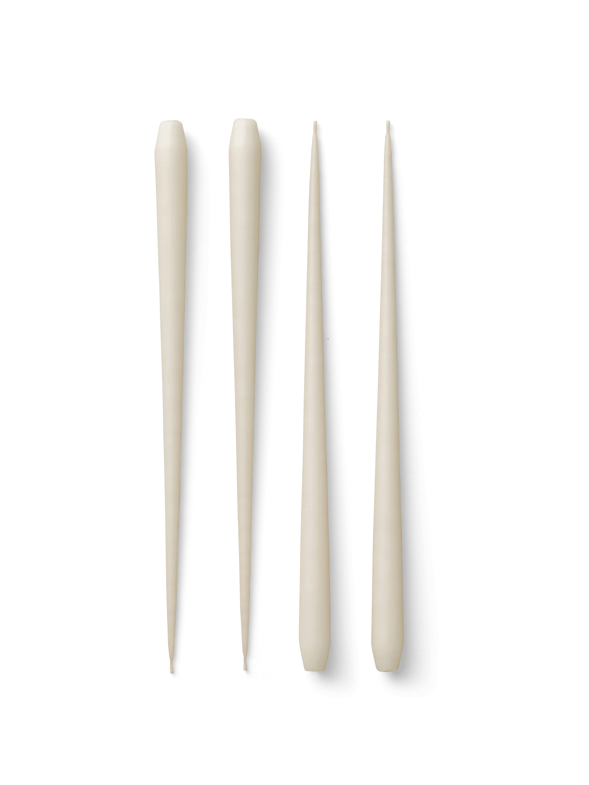 Bougie STUFF antik by Ester & Erik Lot de 4 grandes, Off-white STOFF