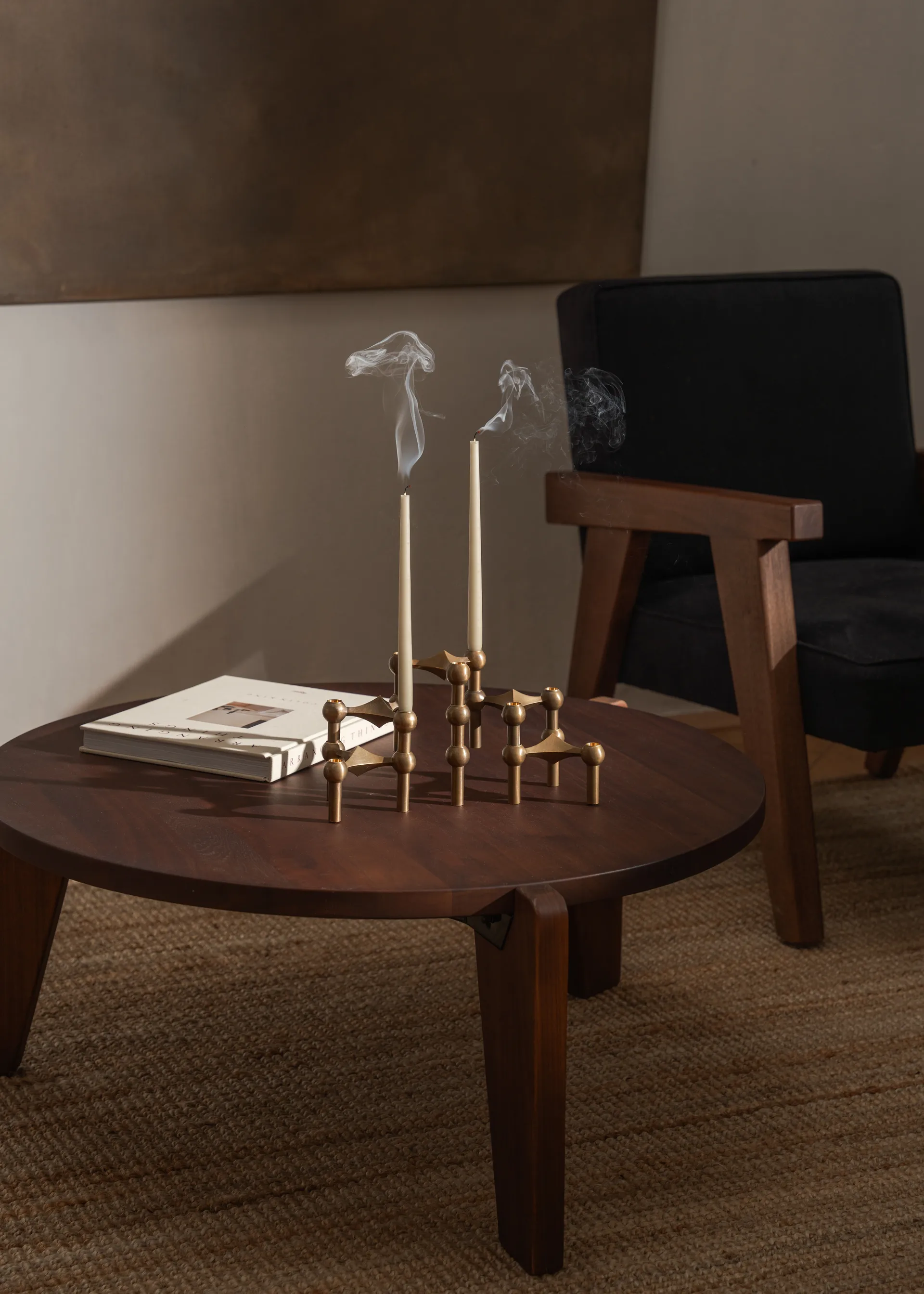 Bougie STUFF antik by Ester & Erik Lot de 4 grandes, Off-white STOFF