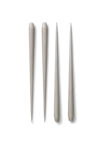 Bougie STUFF antik by Ester & Erik Lot de 4 grandes - Sand - STOFF