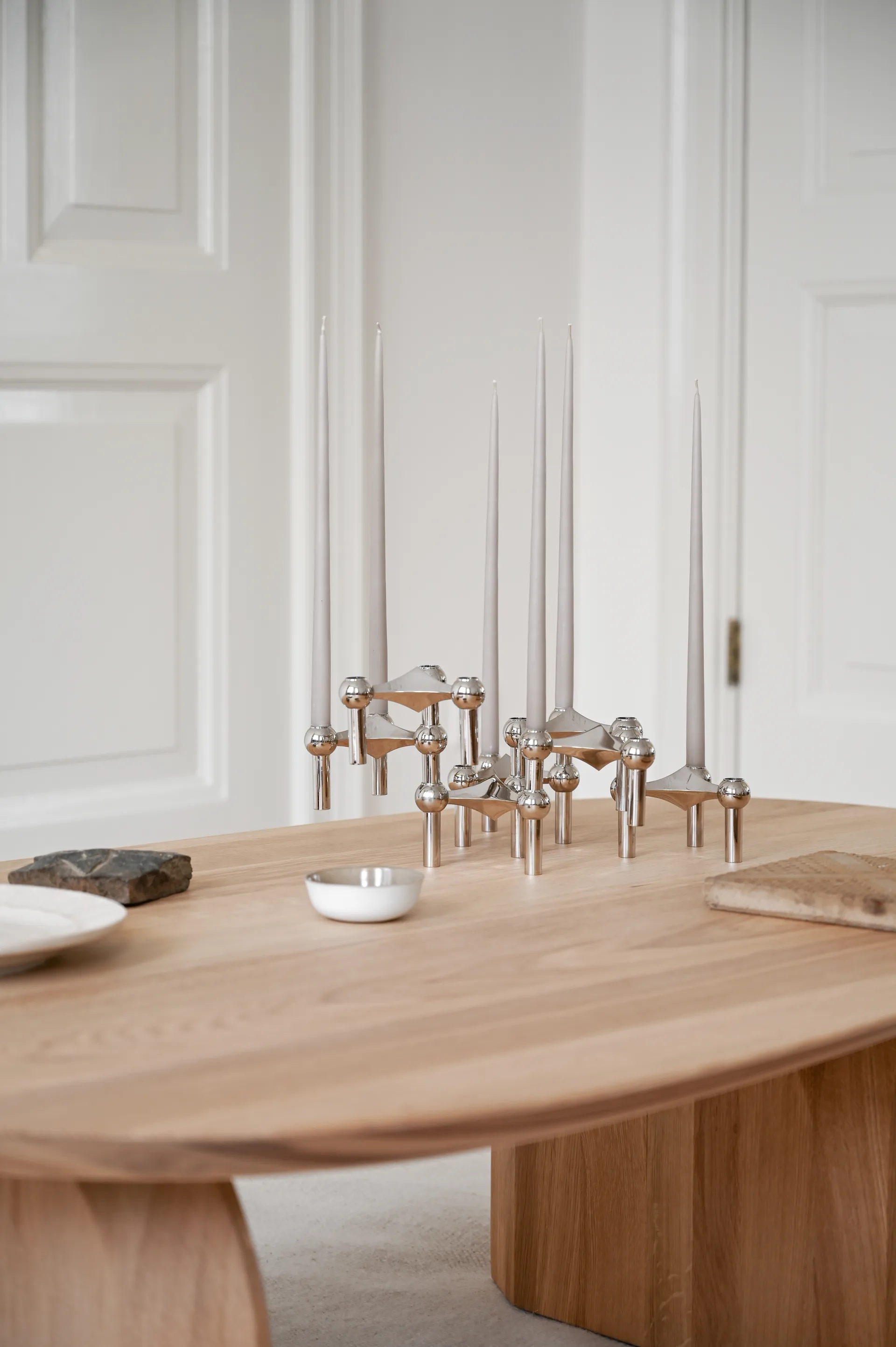 Bougie STUFF antik by Ester & Erik Lot de 4 grandes, Sand STOFF