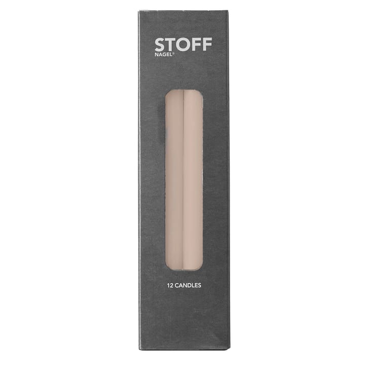 Bougies Nagel ensemble de 12 - Beige - STOFF