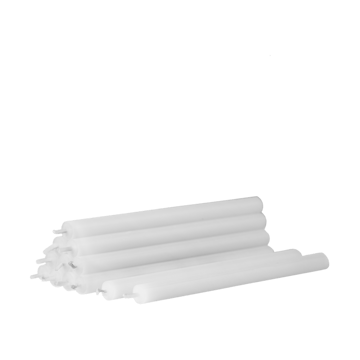 Bougies Nagel ensemble de 12 - blanc - STOFF