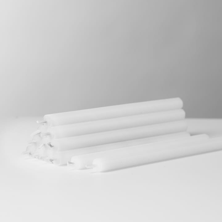 Bougies Nagel ensemble de 12 - blanc - STOFF
