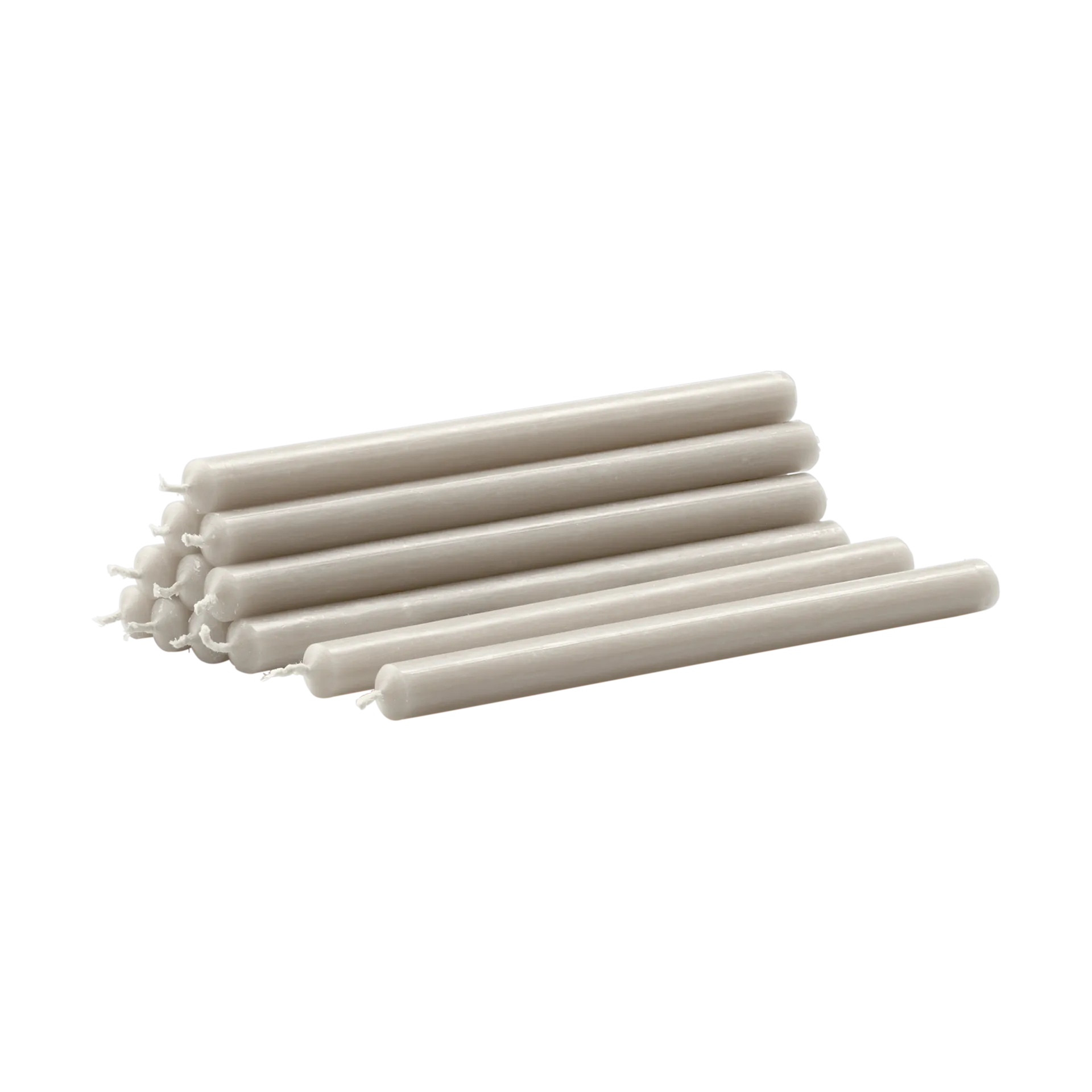 Bougies Nagel ensemble de 12, Linen grey STOFF