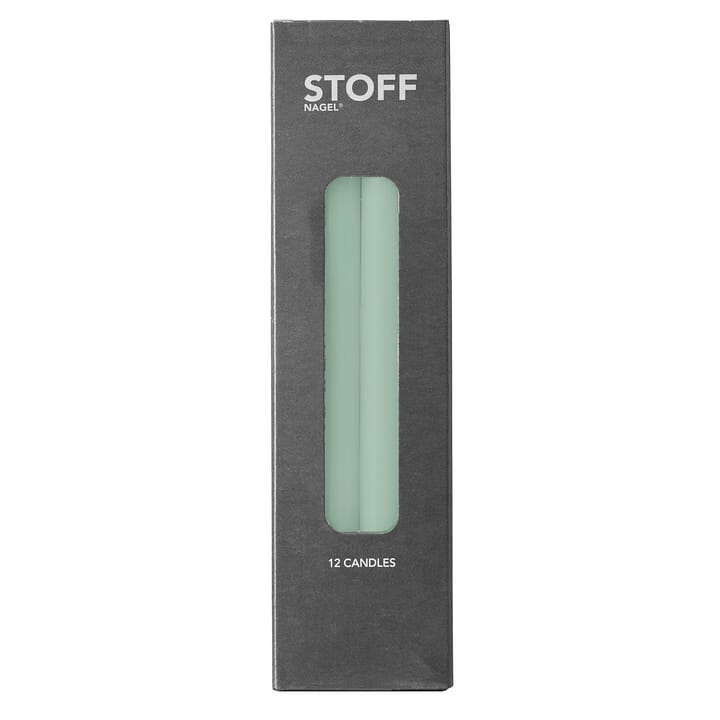 Bougies Nagel ensemble de 12 - Vert clair - STOFF