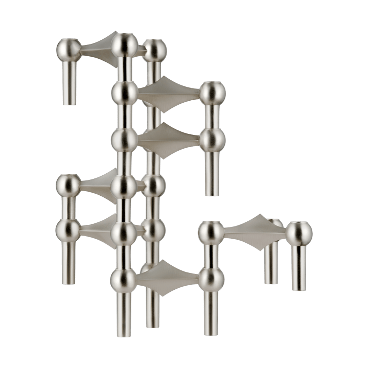 Chandelier Nagel, Chrome brossé STOFF