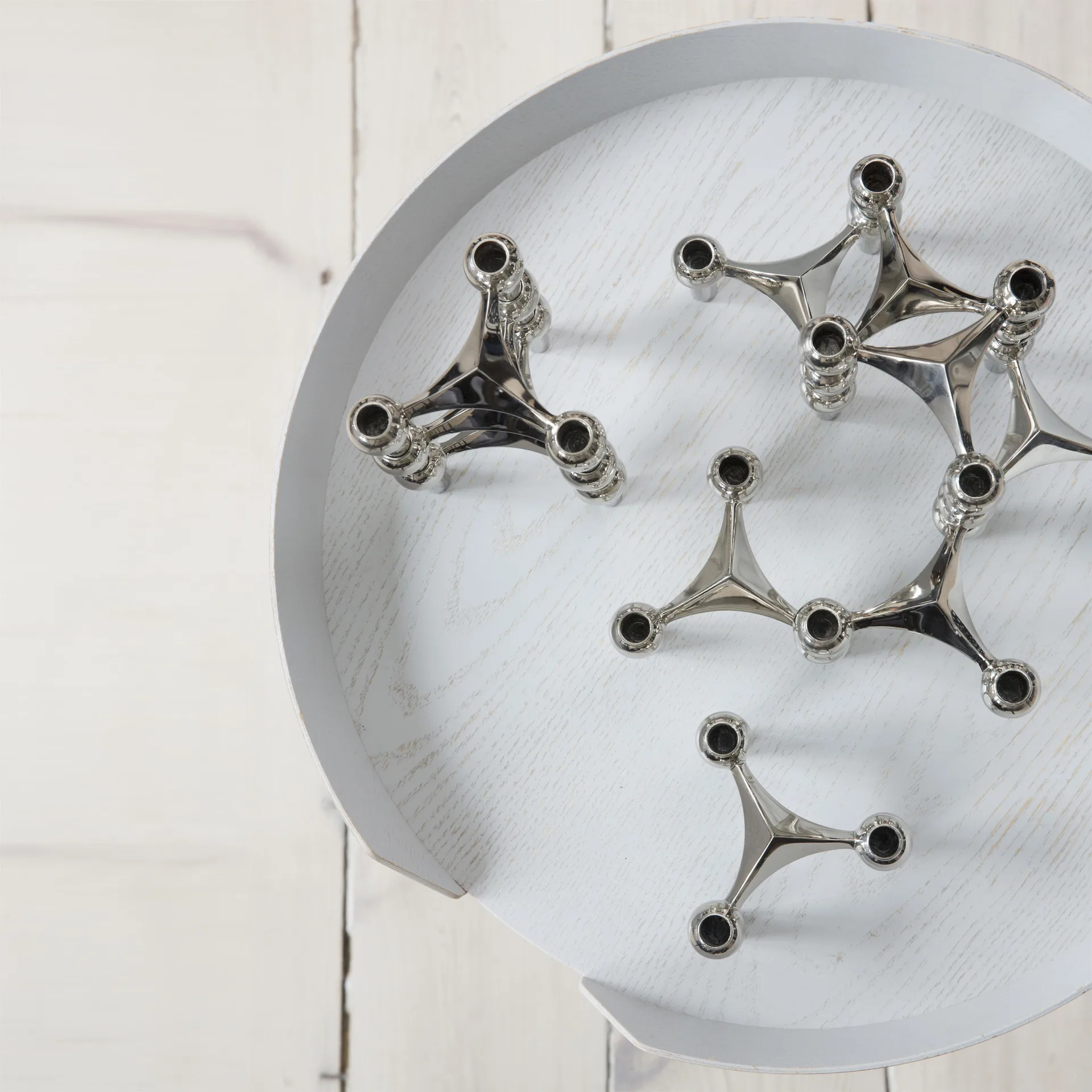 Chandelier Nagel, chrome STOFF