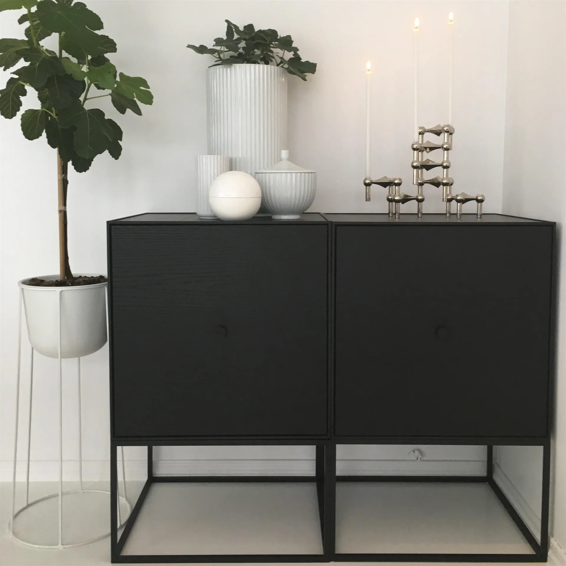 Chandelier Nagel, chrome STOFF