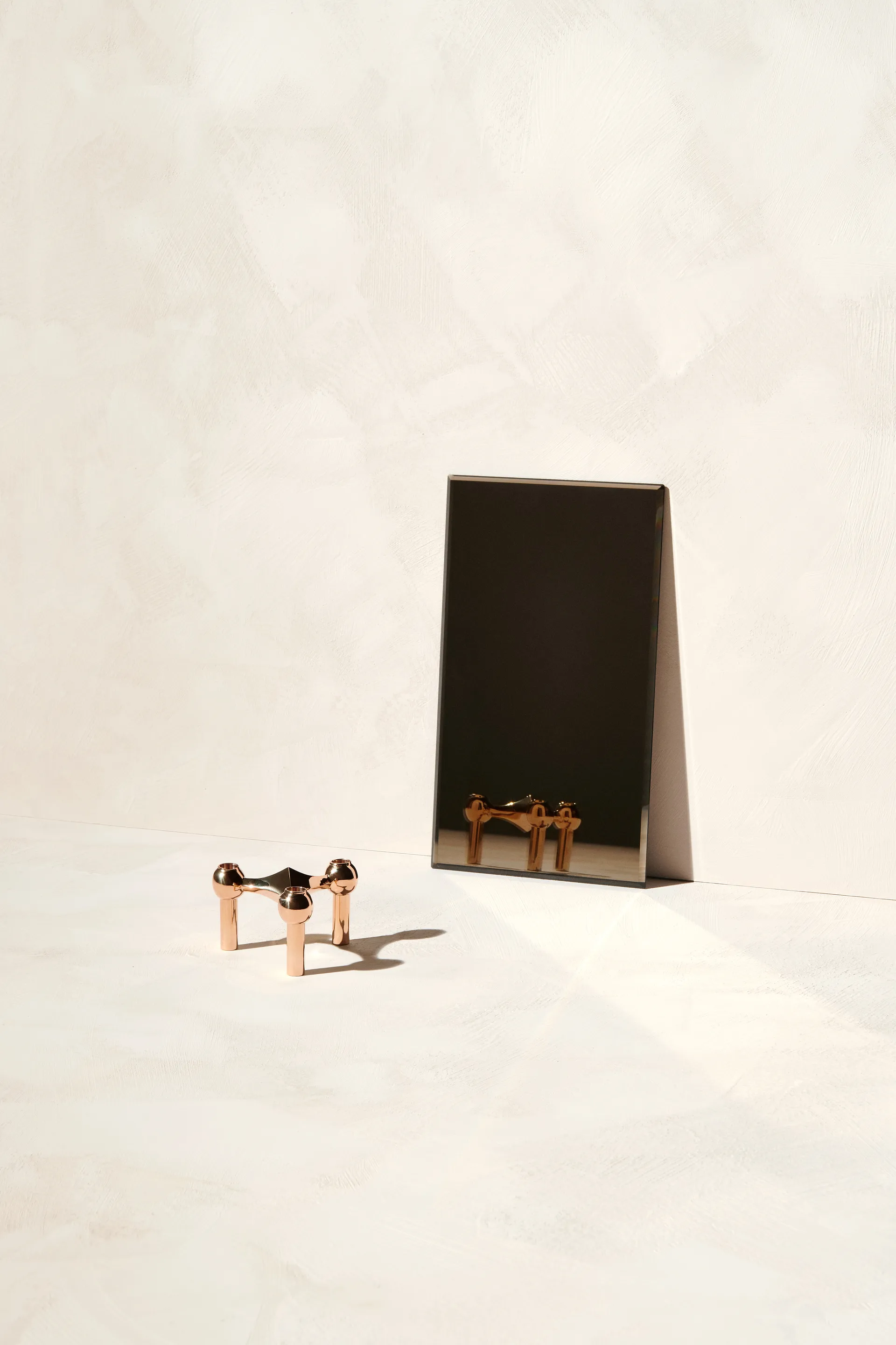 Chandelier Nagel, Doré rose STOFF