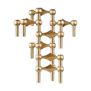 Chandelier Nagel - Laiton brossé - STOFF