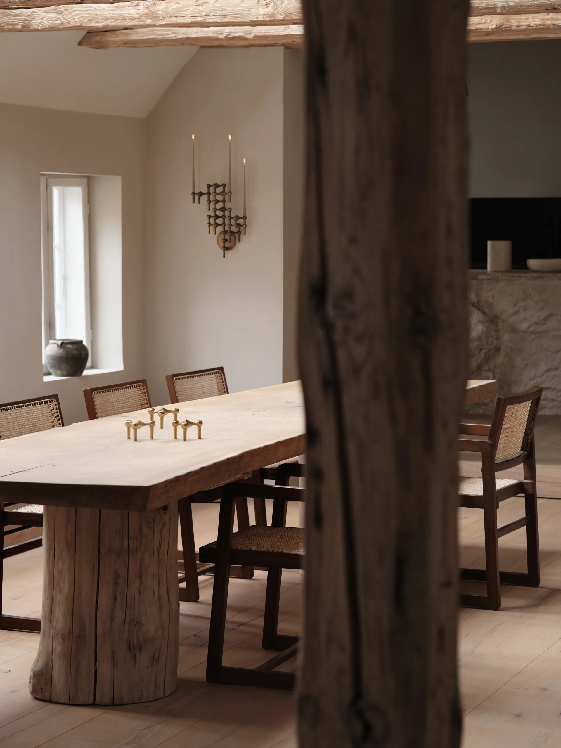 Chandelier Nagel, Laiton brossé STOFF