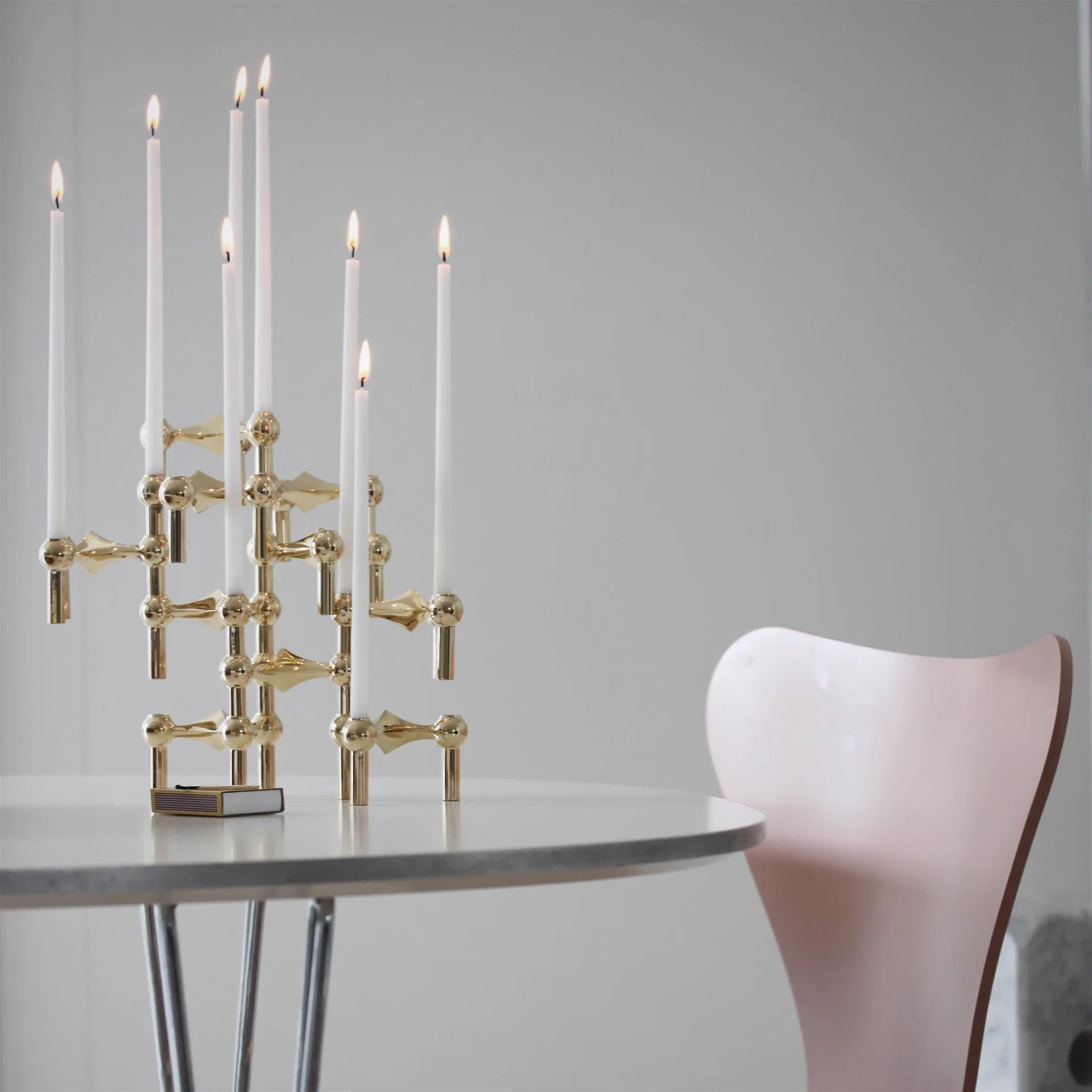 Chandelier Nagel, laiton STOFF
