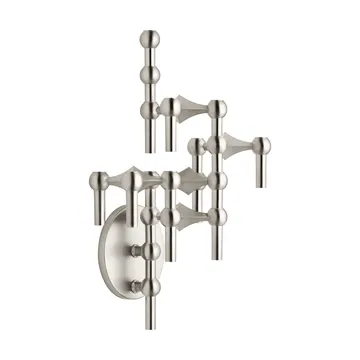Bougeoir mural STOFF Nagel - Chrome brossé - STOFF Nagel