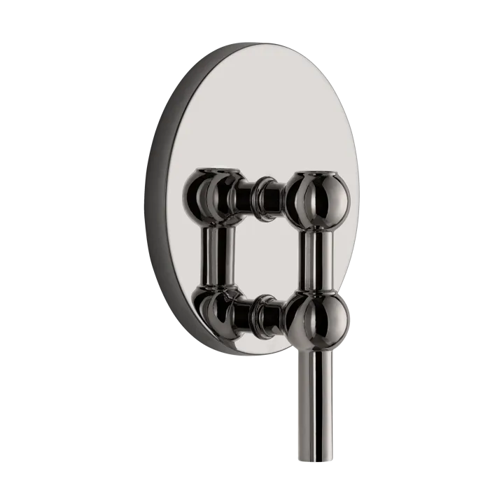 Bougeoir mural STOFF Nagel - Noir chrome - STOFF Nagel