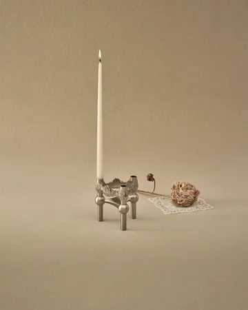 Bougeoir Quist STOFF Nagel - Chrome brossé - STOFF Nagel