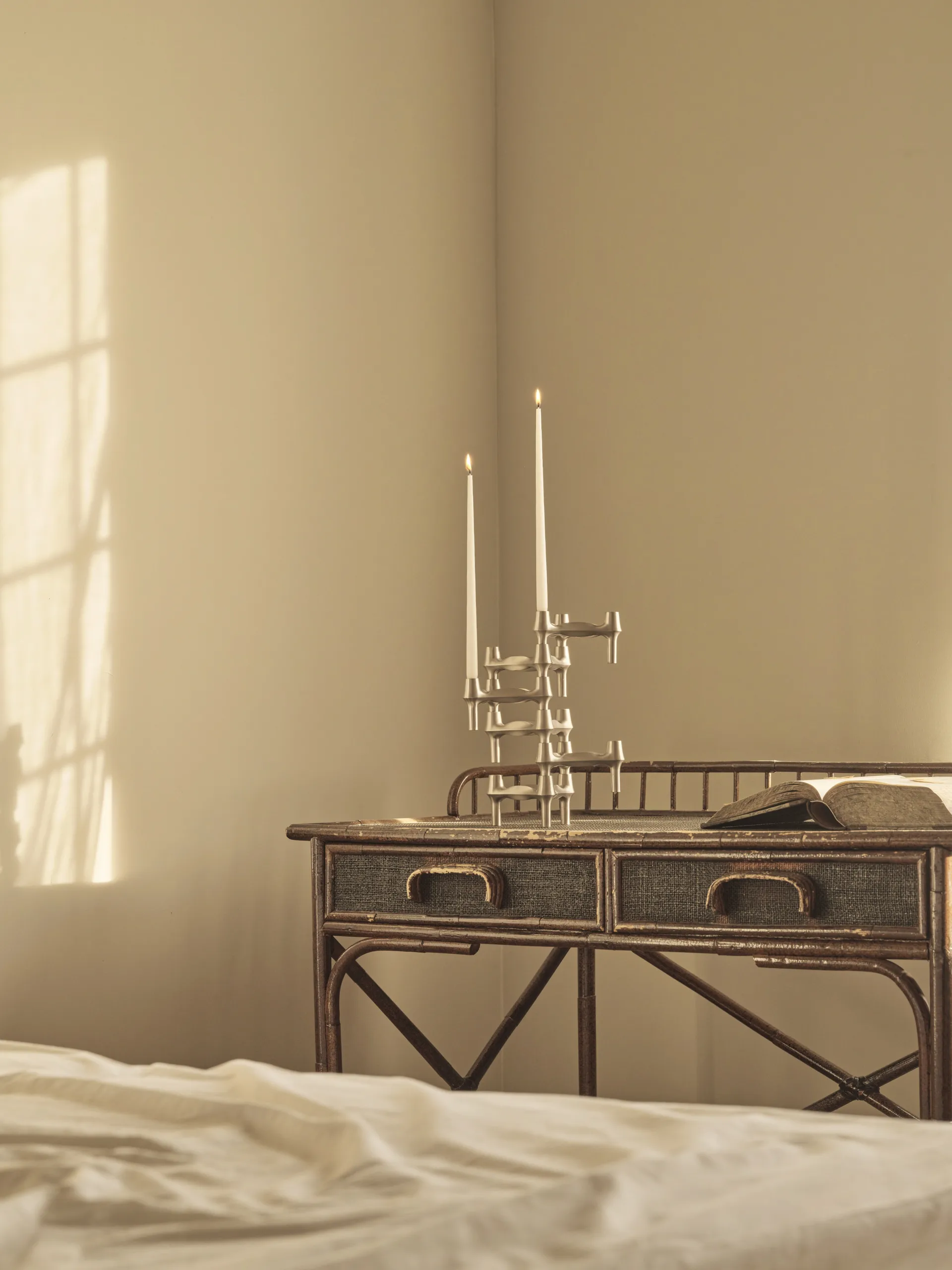 Bougeoir STOFF Nagel BMF, Chrome brossé STOFF Nagel