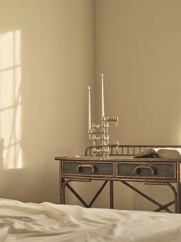 Bougeoir STOFF Nagel BMF - Chrome brossé - STOFF Nagel