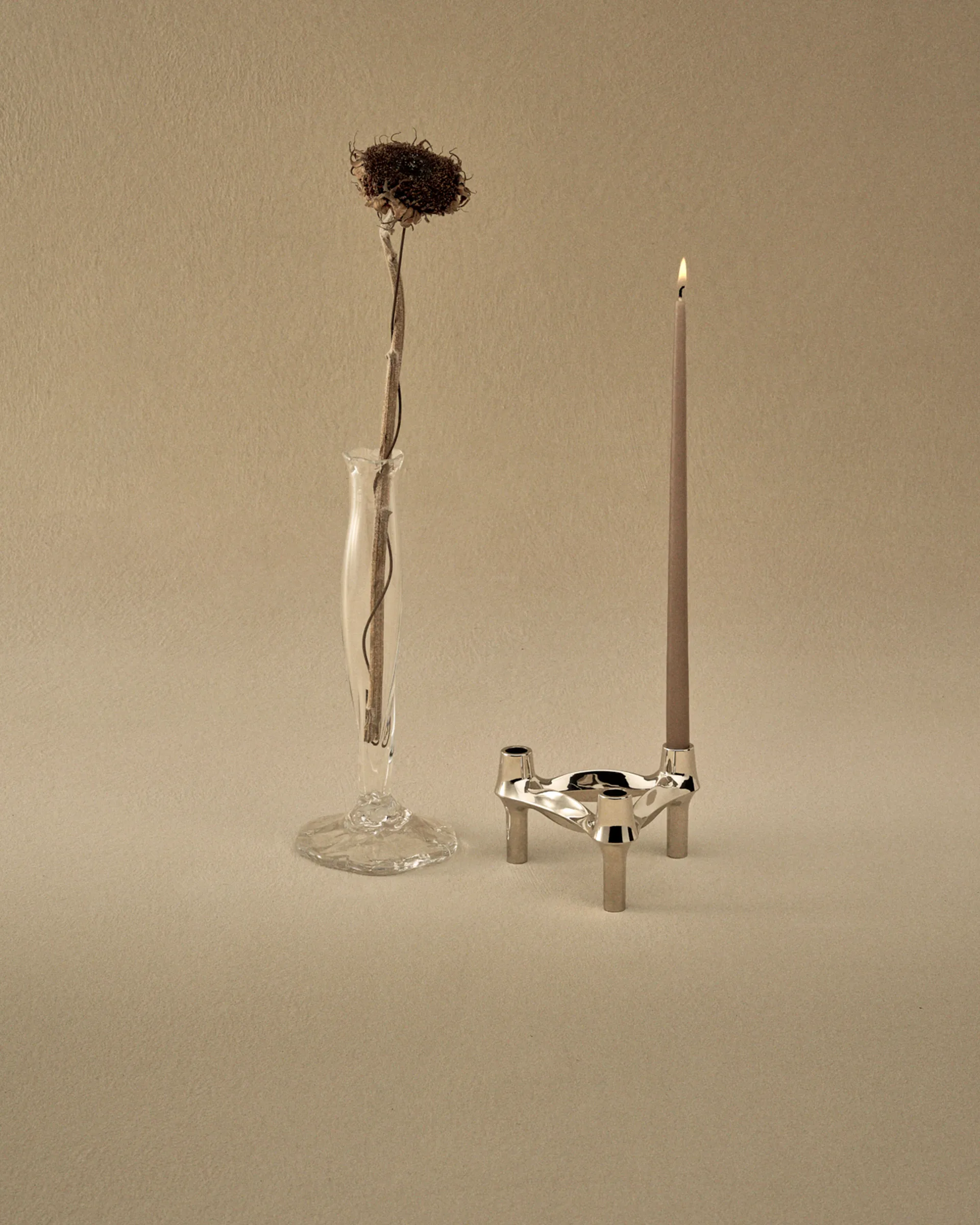 Bougeoir STOFF Nagel BMF, Chrome STOFF Nagel