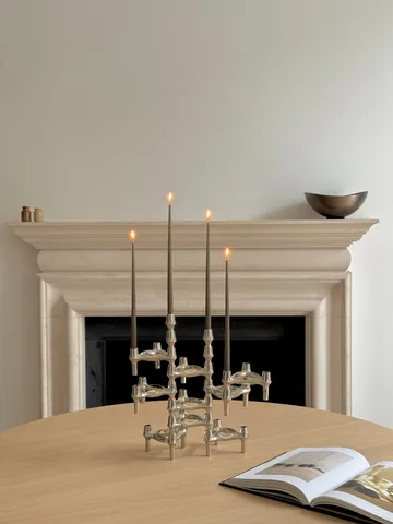 Bougeoir STOFF Nagel BMF, lot de 3 - Chrome - STOFF Nagel