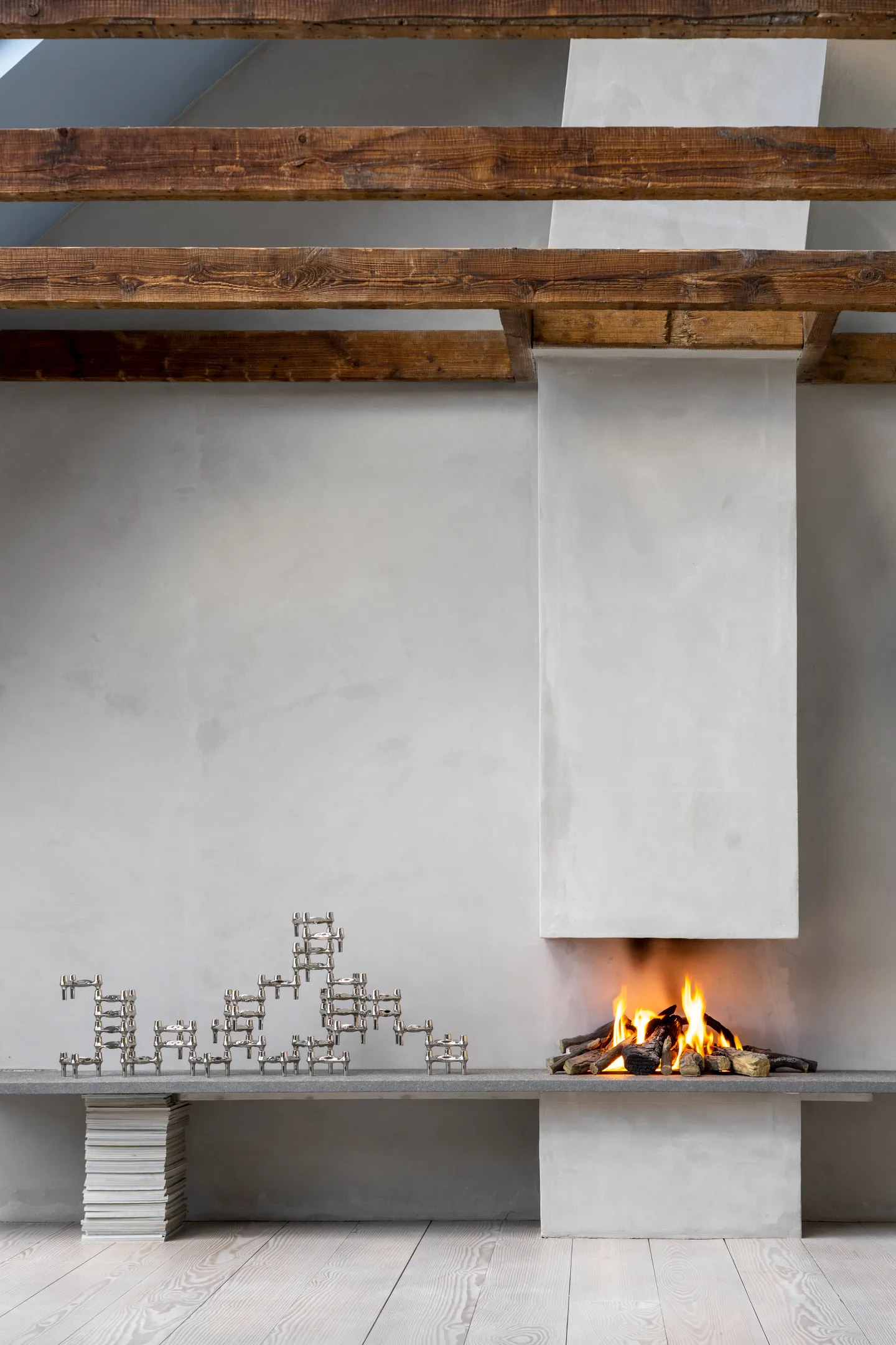 Bougeoir STOFF Nagel BMF, lot de 3, Chrome STOFF Nagel