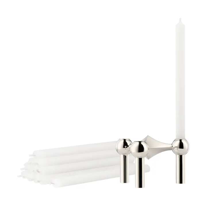 Bougeoir STOFF Nagel + bougies lot de 12 - STOFF Nagel